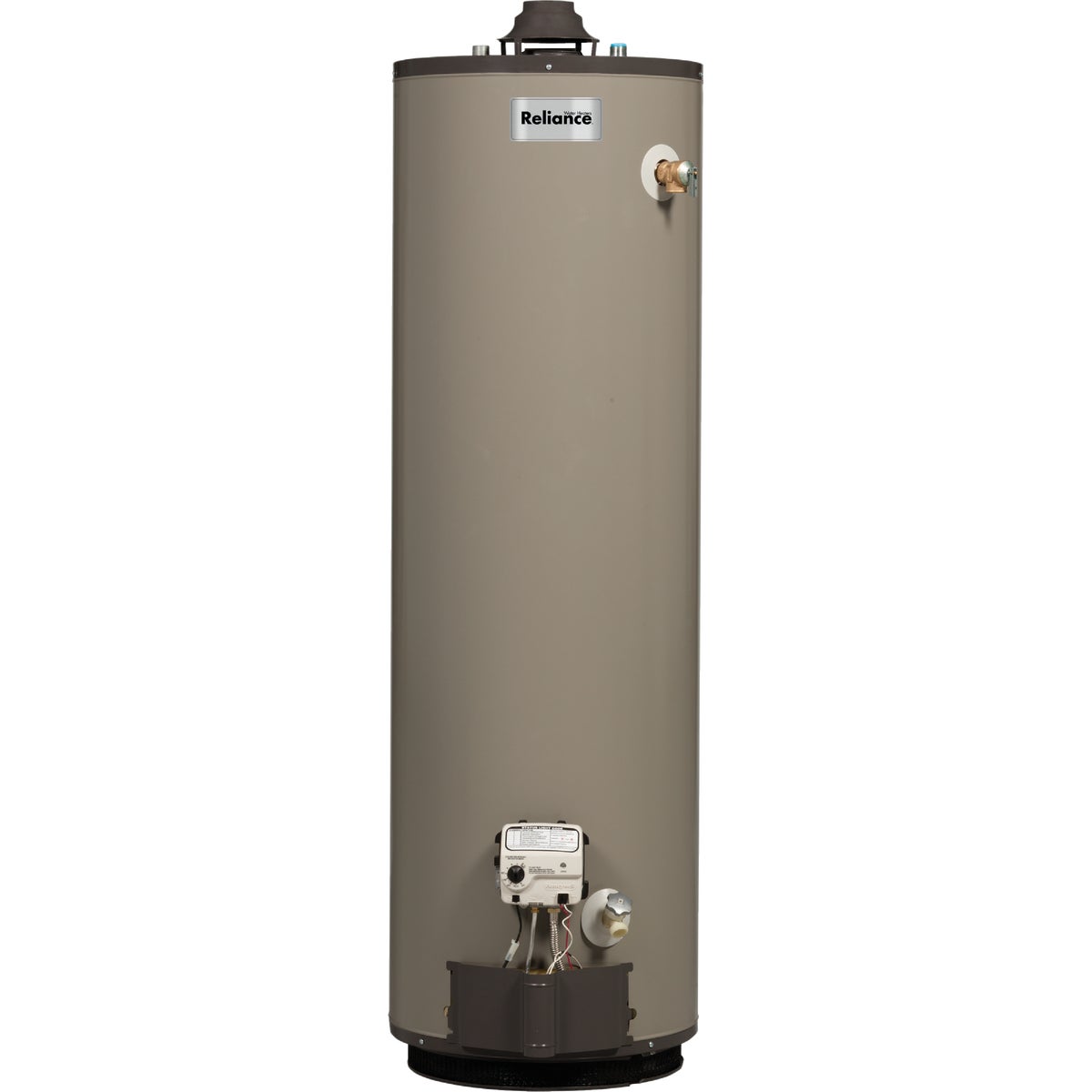 Item 401858, Self-cleaning liquid propane (LP) water heater.