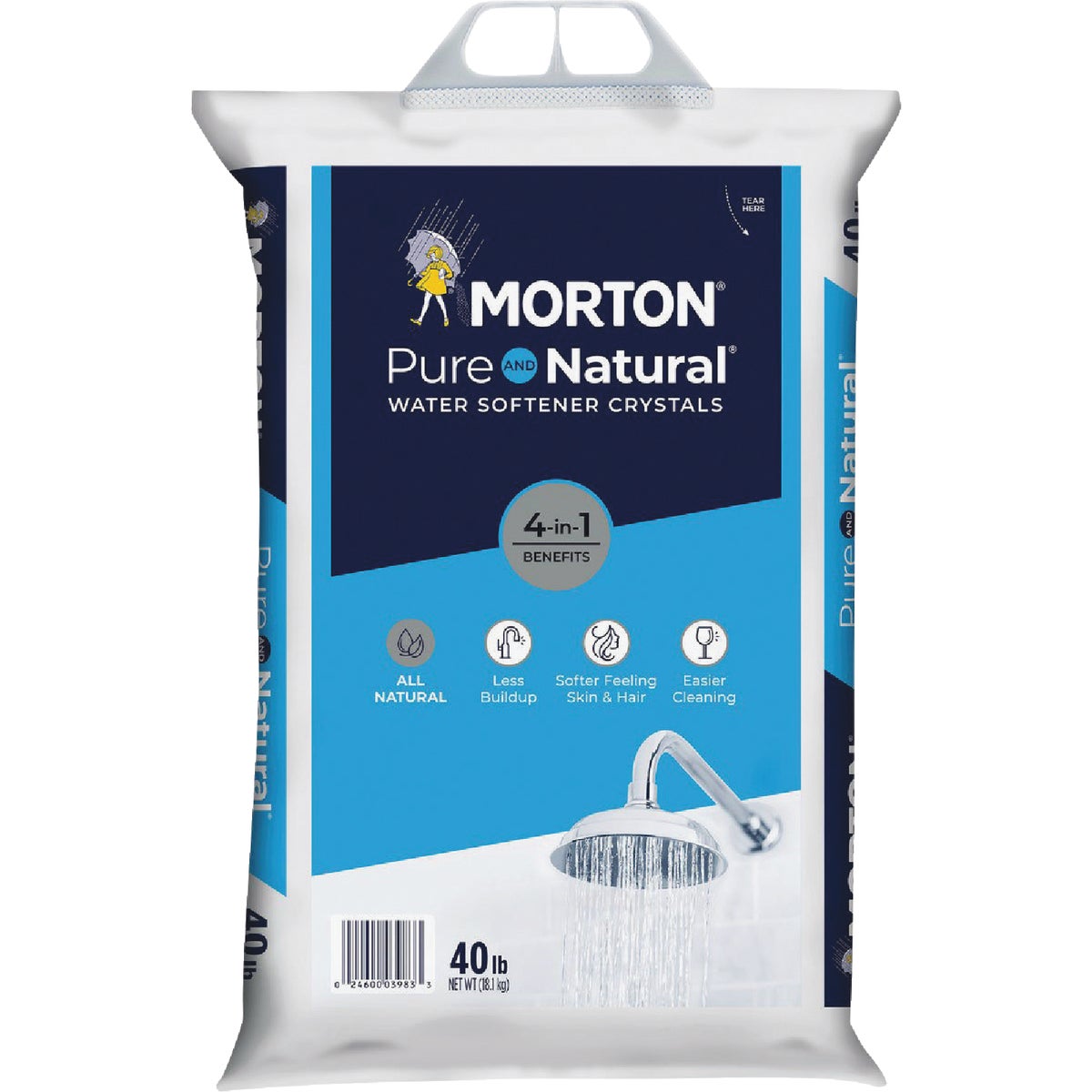 Item 403138, Morton Pure and Natural Water Softener Salt is made from all natural, high 
