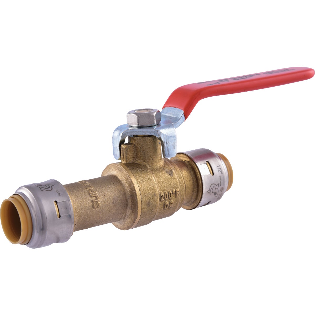 Item 404054, SharkBite Slip Ball Valve is a high quality forged brass ball valve with 