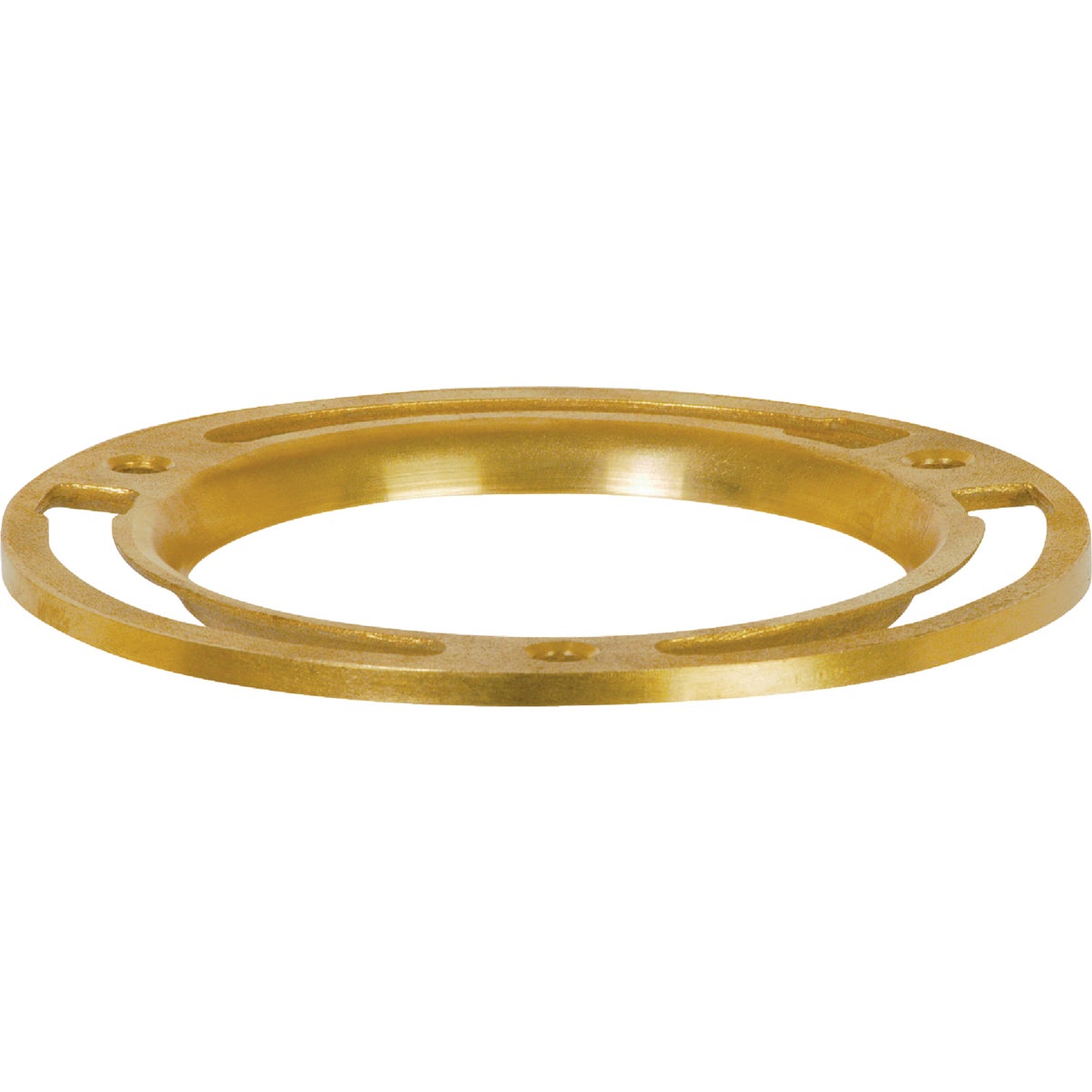 Item 404119, 4 In. solid brass closet flange ring.
