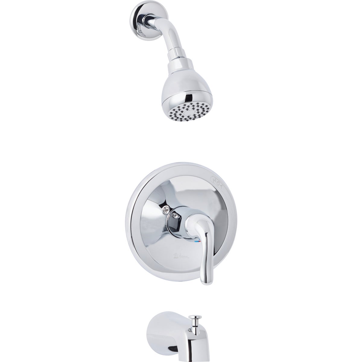 Item 404243, Single metal handle tub and shower faucet. 1.
