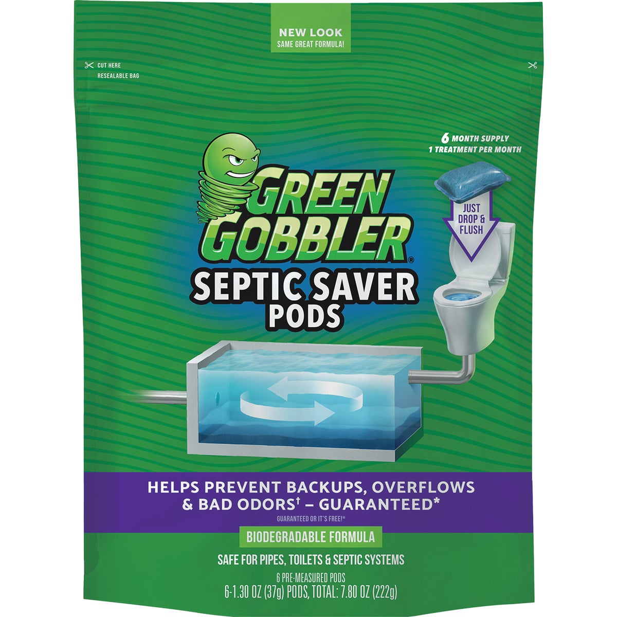 Item 405306, It's easy to maintain a healthy septic system with Green Gobbler Septic 
