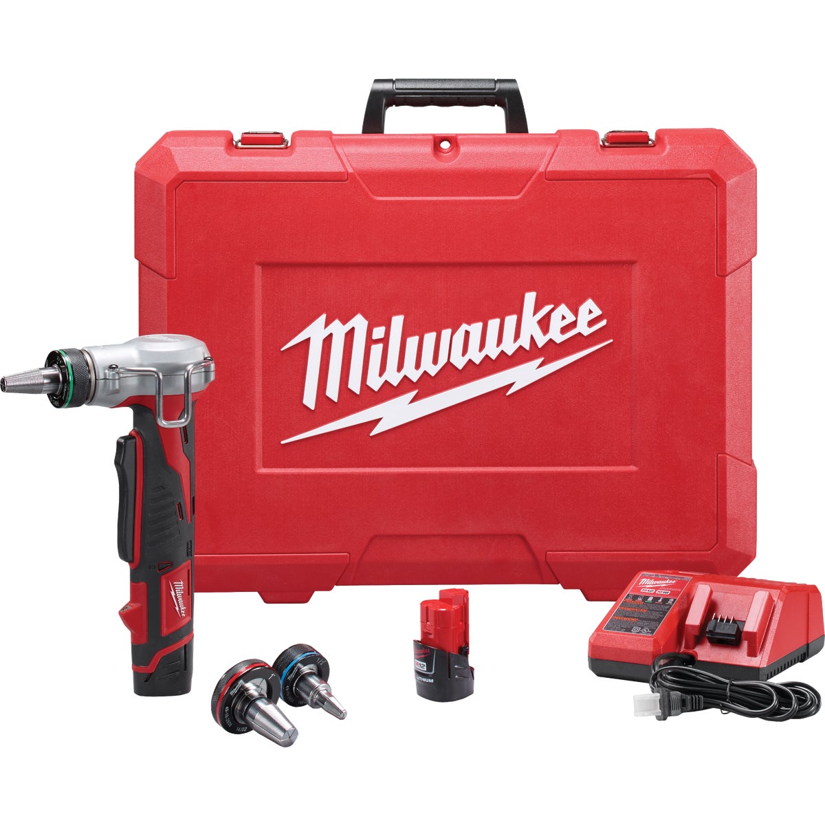 Item 405405, The M12 Cordless Lithium-Ion expansion PEX tool features an auto-rotating 