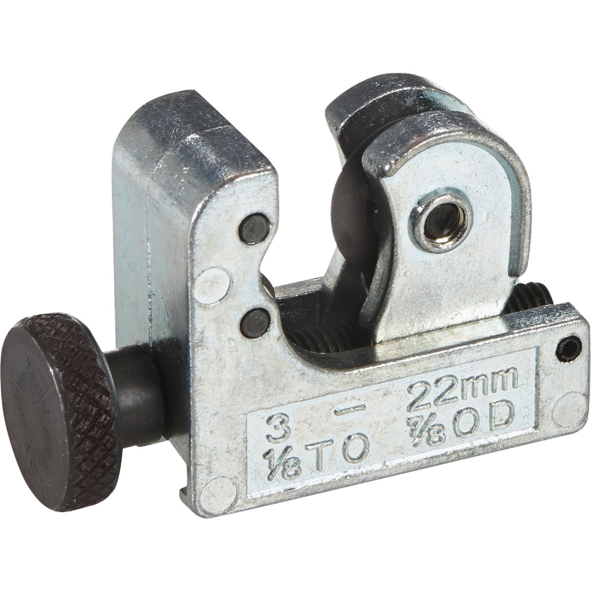Item 408093, For use in tight spaces. Cutting capacity 1/8-inch O.D. through 7/8-inch O.