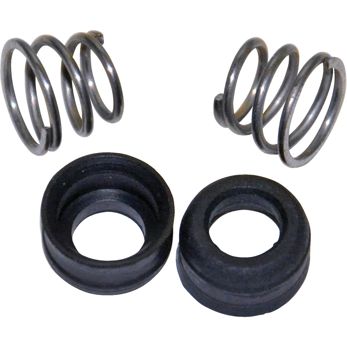 Item 413617, Seats and springs for Delta faucet repairs. Conical springs, short seats.