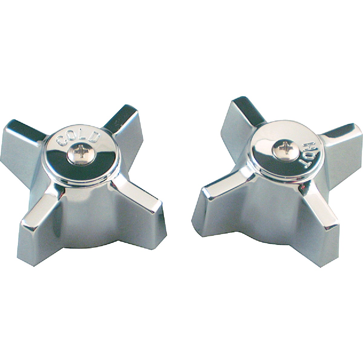 Item 414573, OEM style metal cross style handles for Sterling kitchen and bathroom 