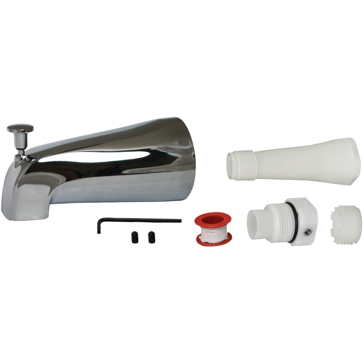 Item 417422, Universal fit repair or replacement bathtub spout with diverter.