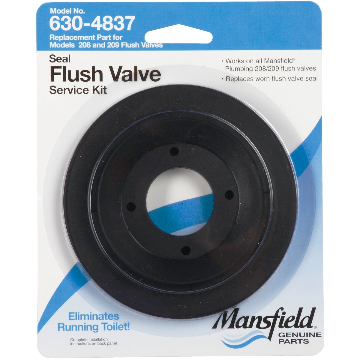 Item 417695, For model No. 208 and 209 Watersaver Flush Valve. Includes: DiaphraGm.
