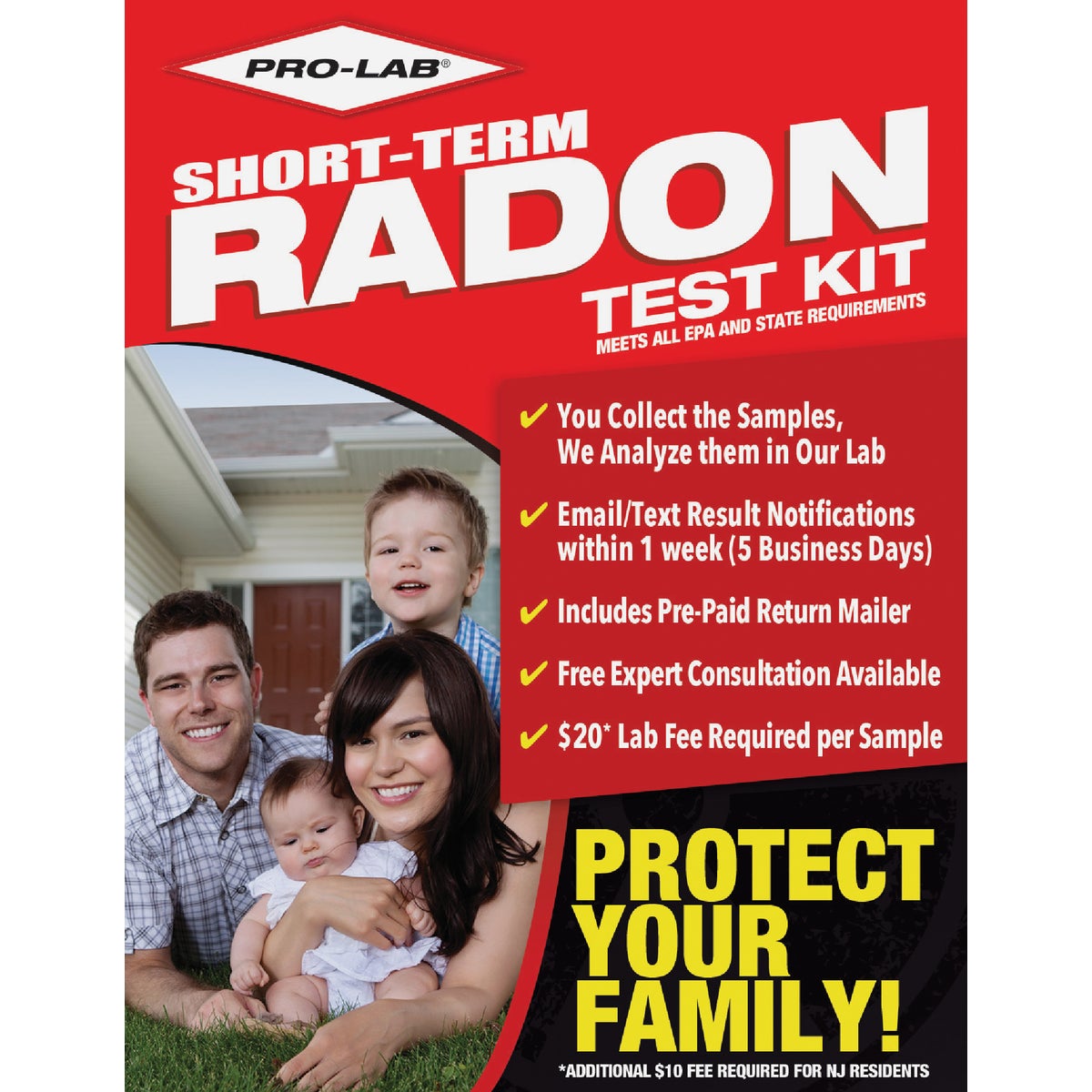 Item 426293, This test kit offers a quick and accurate radon level of your home or 