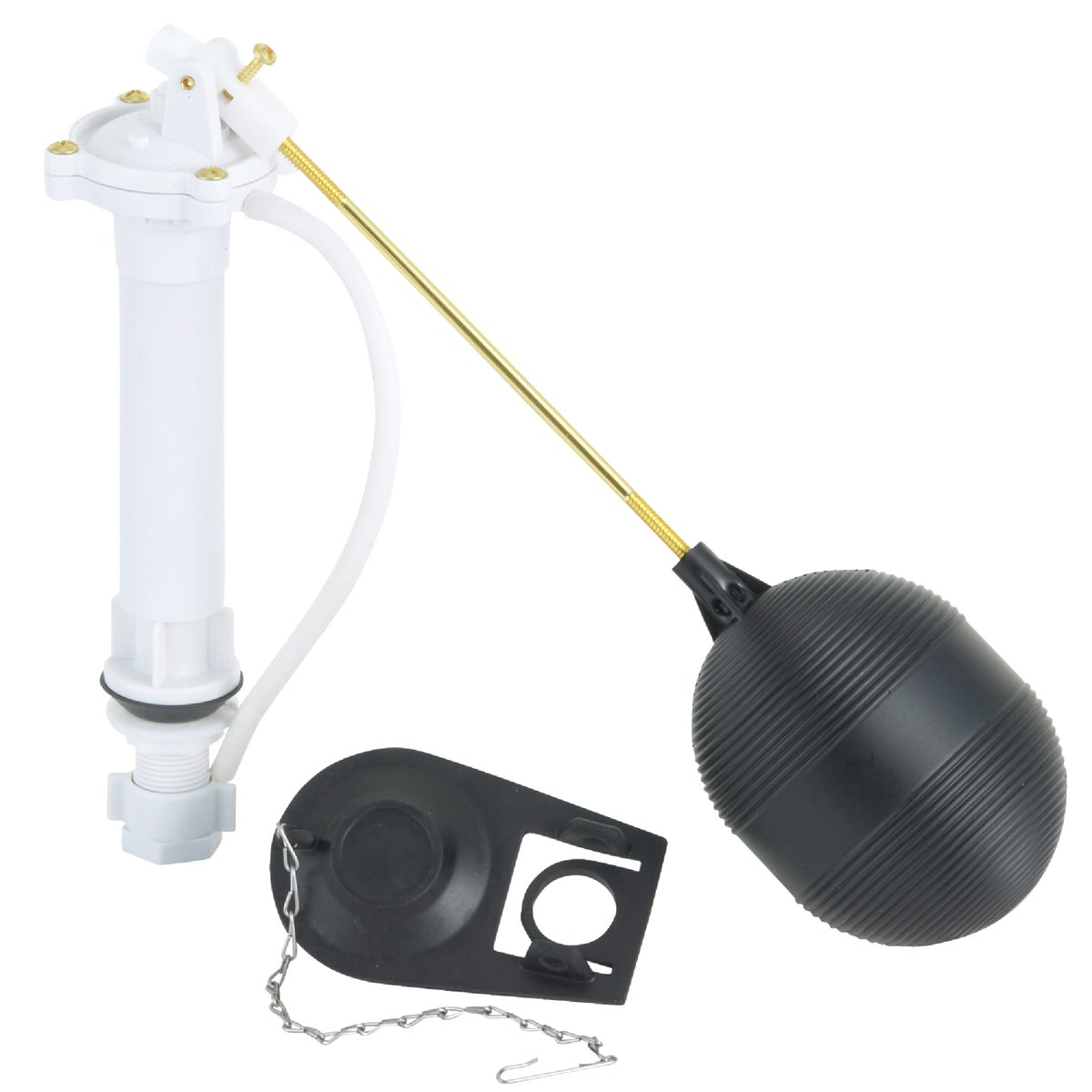 Item 426961, Includes 8-1/2" anti-siphon plastic ball cock, float rod, refill tube, 