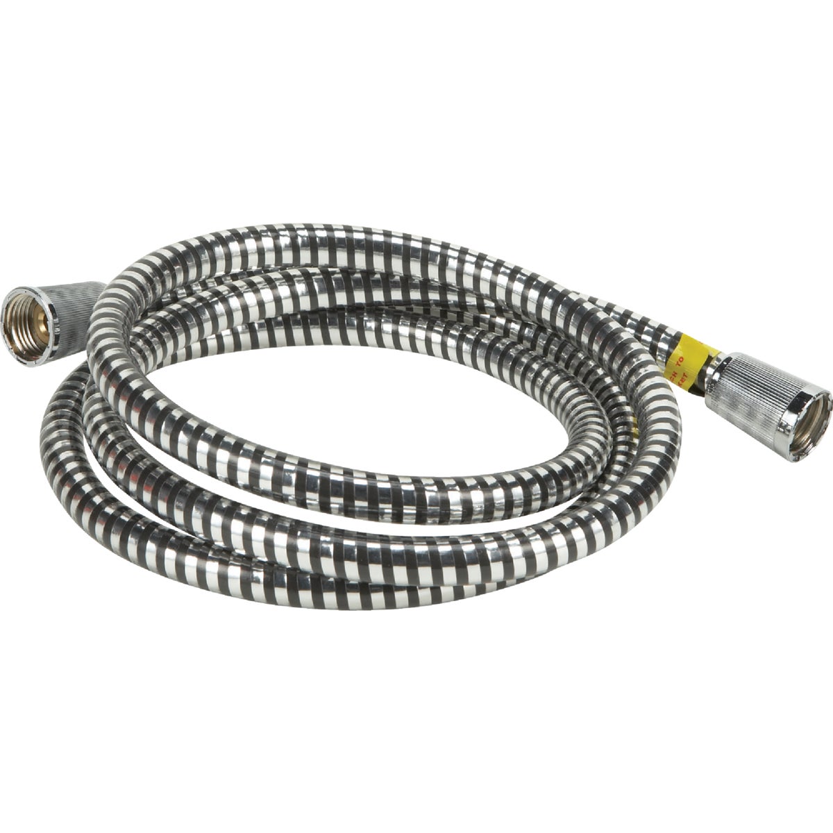Item 428027, Mylar 84" anti-twist shower hose with vacuum breaker.