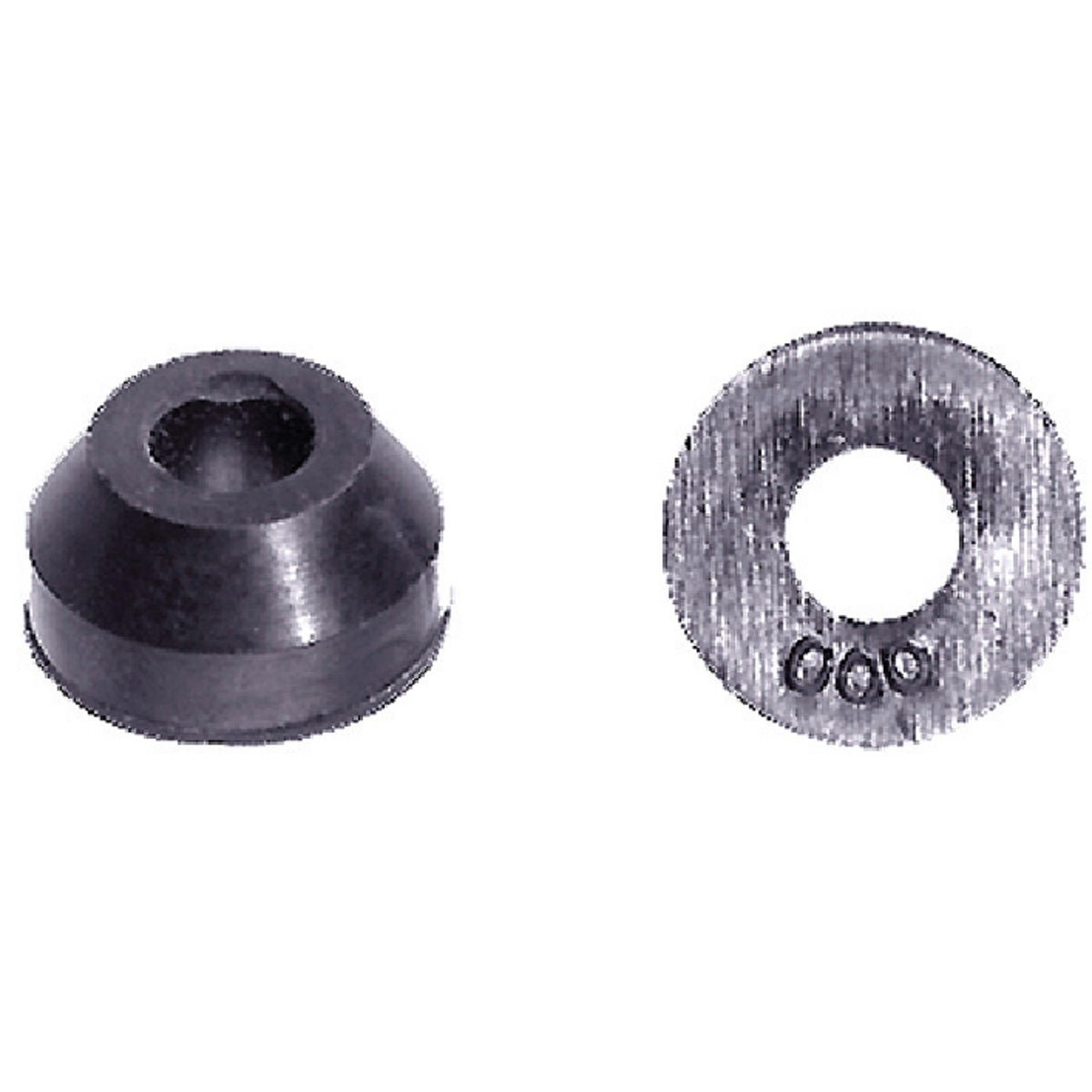 Item 430641, Large neoprene rubber beveled faucet washer.