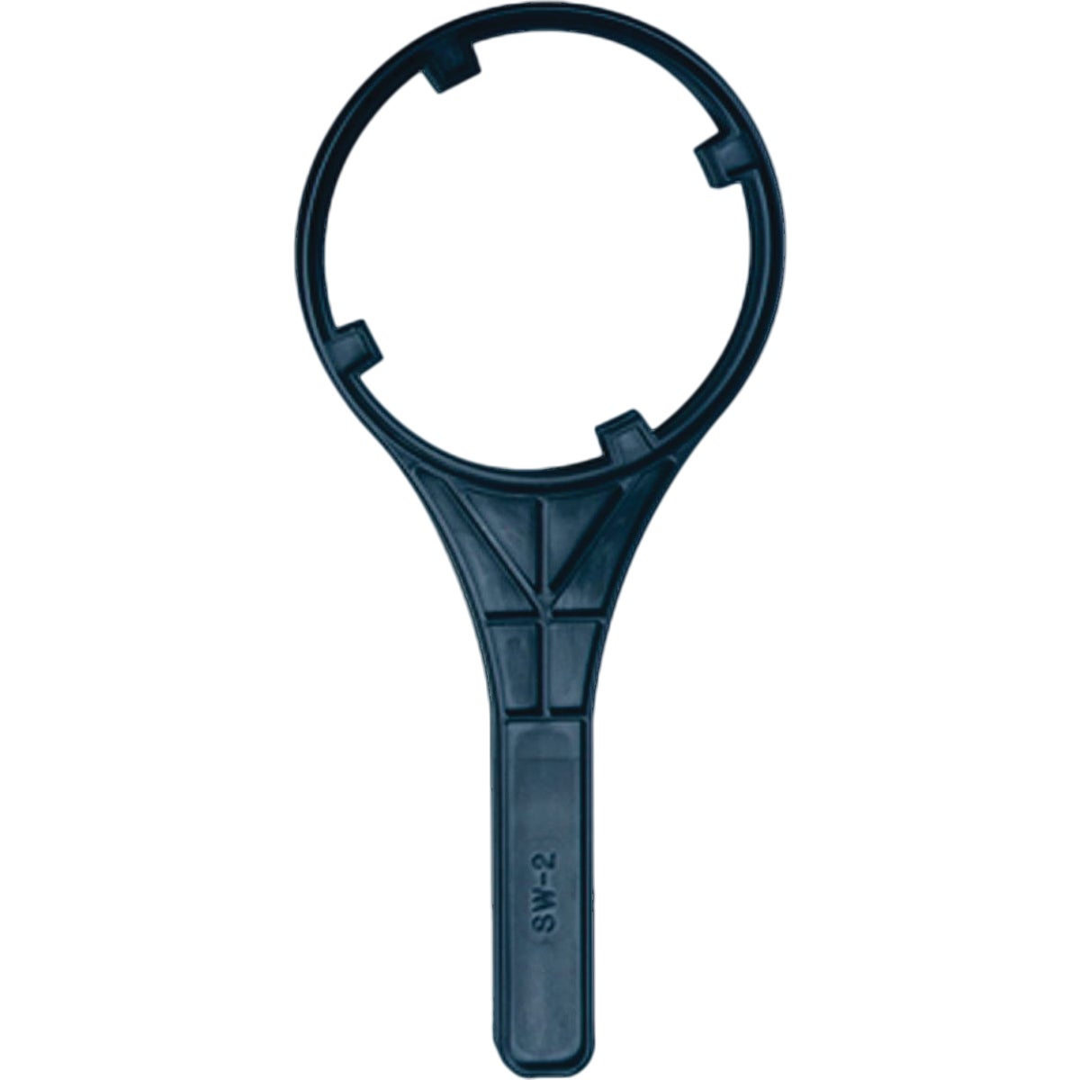Item 432733, Circular plastic wrench designed to loosen bottom of filter housing during 