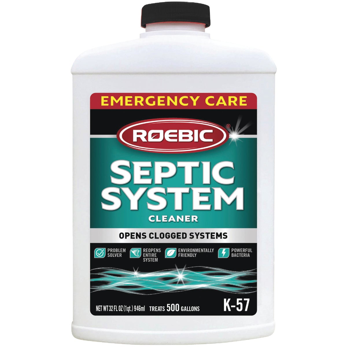 Item 436148, Cleans sluggish septic tanks, cesspools, drywells, and drain fields.