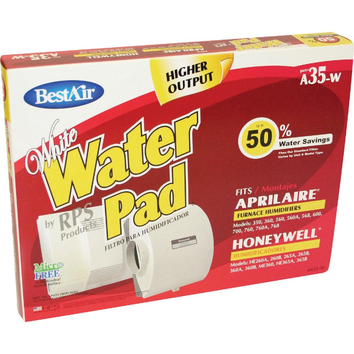 Item 437147, White paper water pad furnace humidifier water panels feature higher 