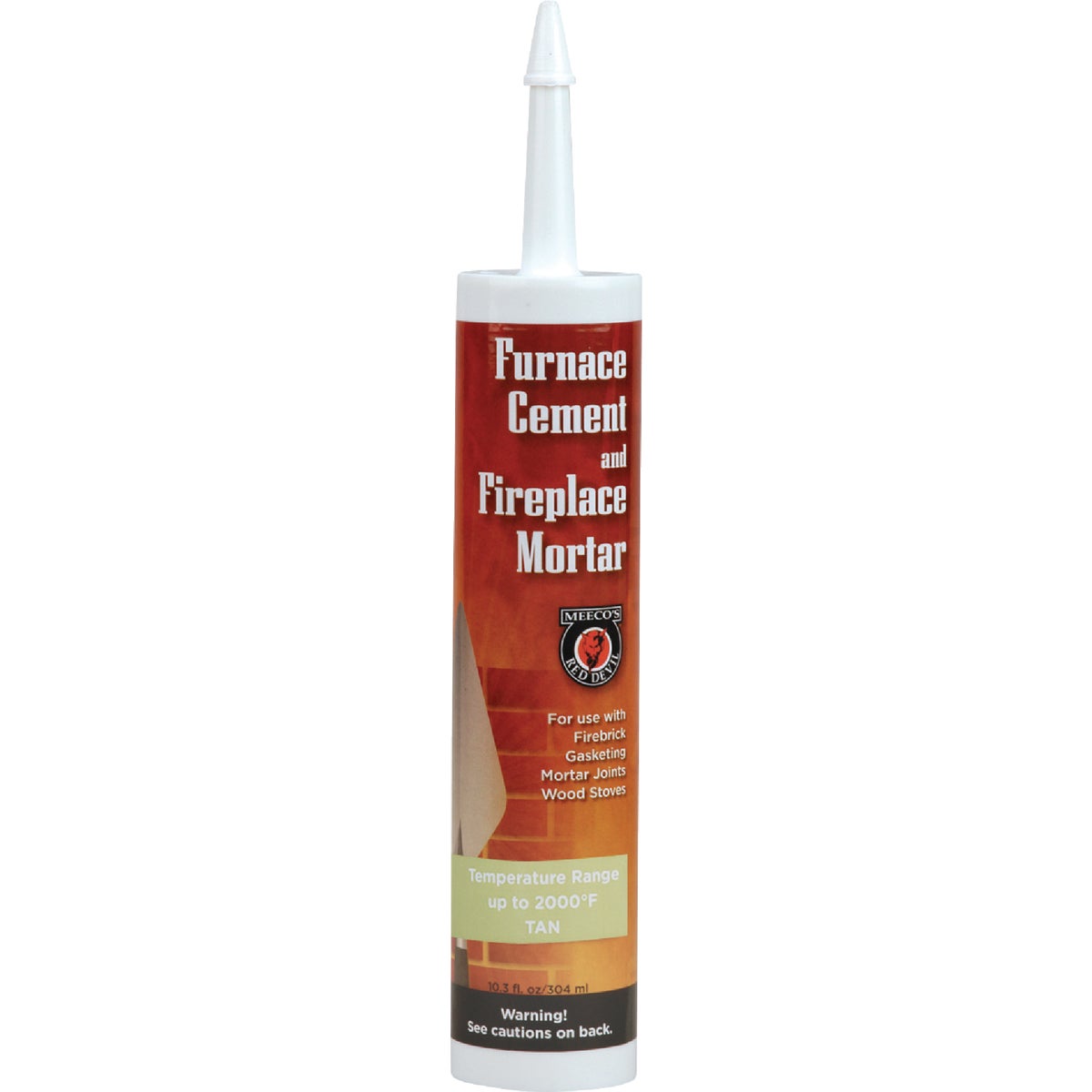 Item 437414, Furnace cement and fireplace mortar in a convenient 10.