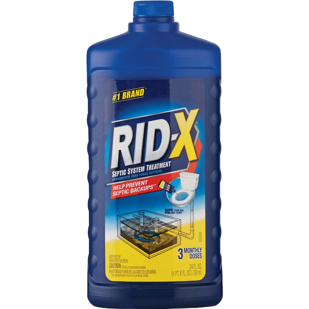 Item 447715, Rid-X Treatment, Professional septic system additive.