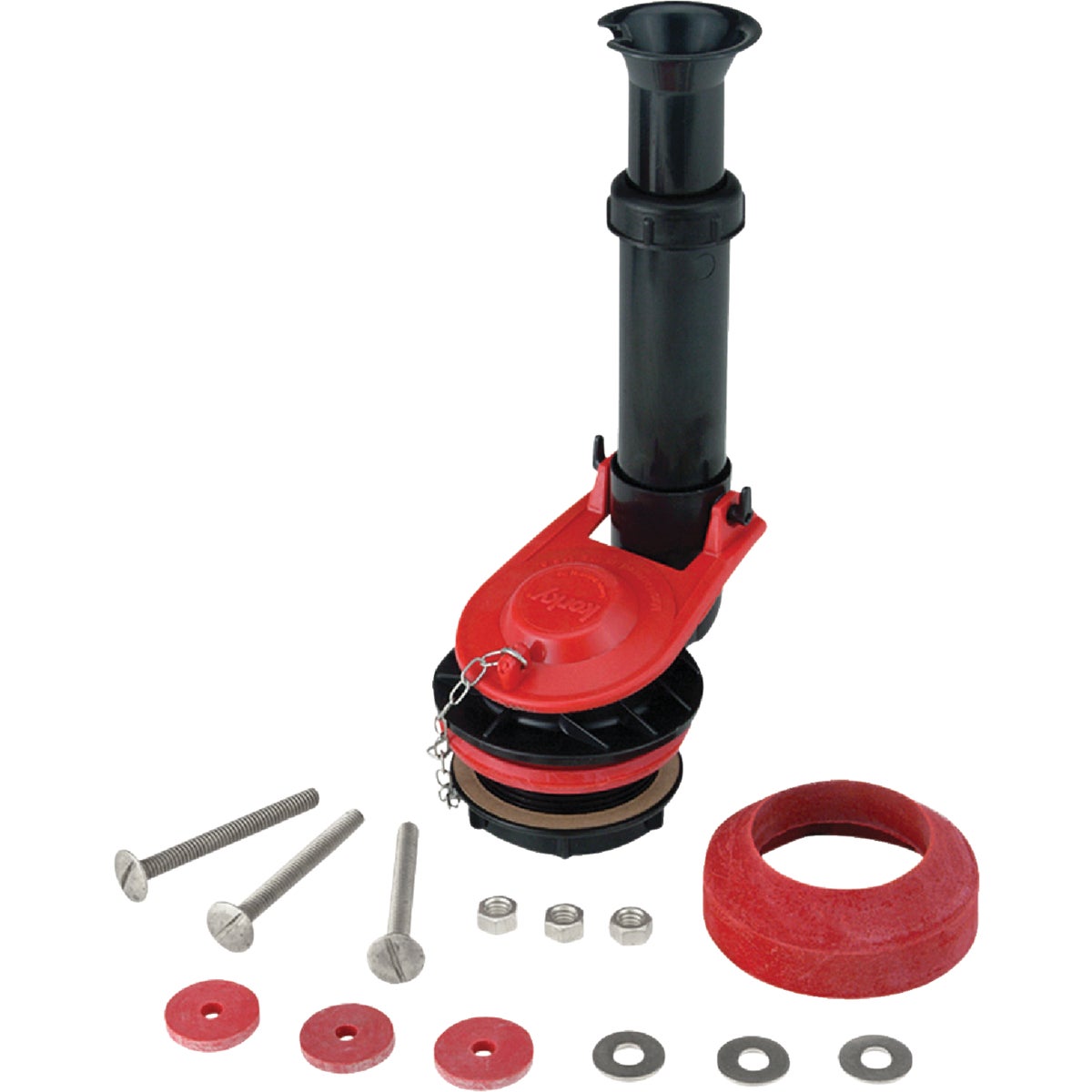 Item 449973, The Adjustable 2" Flush Valve and Tank to Bowl Gasket Kit is universal to 