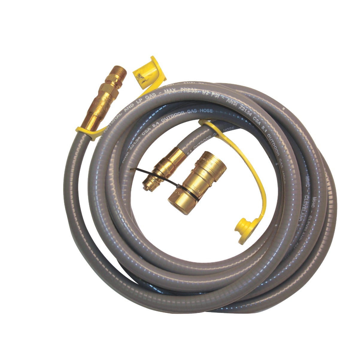 Item 451086, Hose is 1/8 In. I.D., 12 Ft. long with 3/8 In.