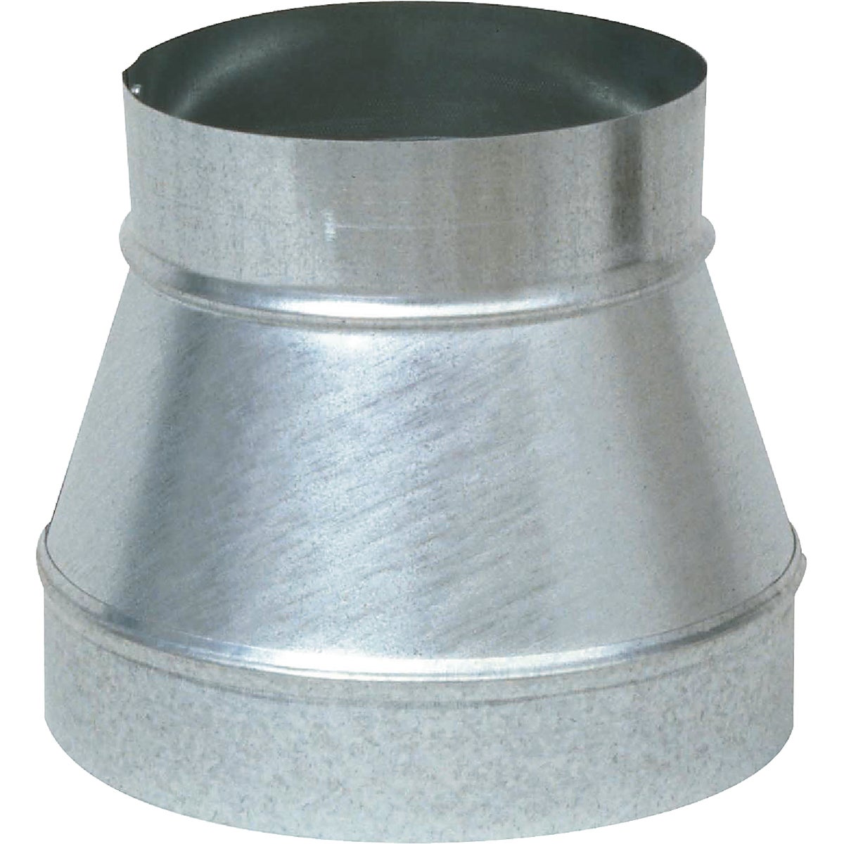 Item 453072, Used to reduce or increase diameter of galvanized round perimeter pipe.