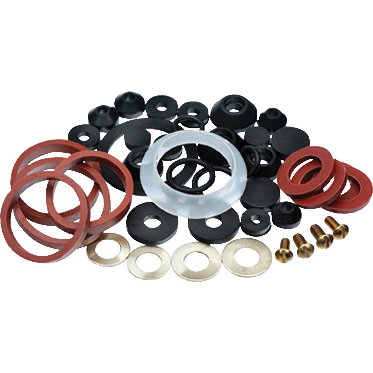 Item 453093, This home washer assortment contains: Faucet washers, hose washers, slip 