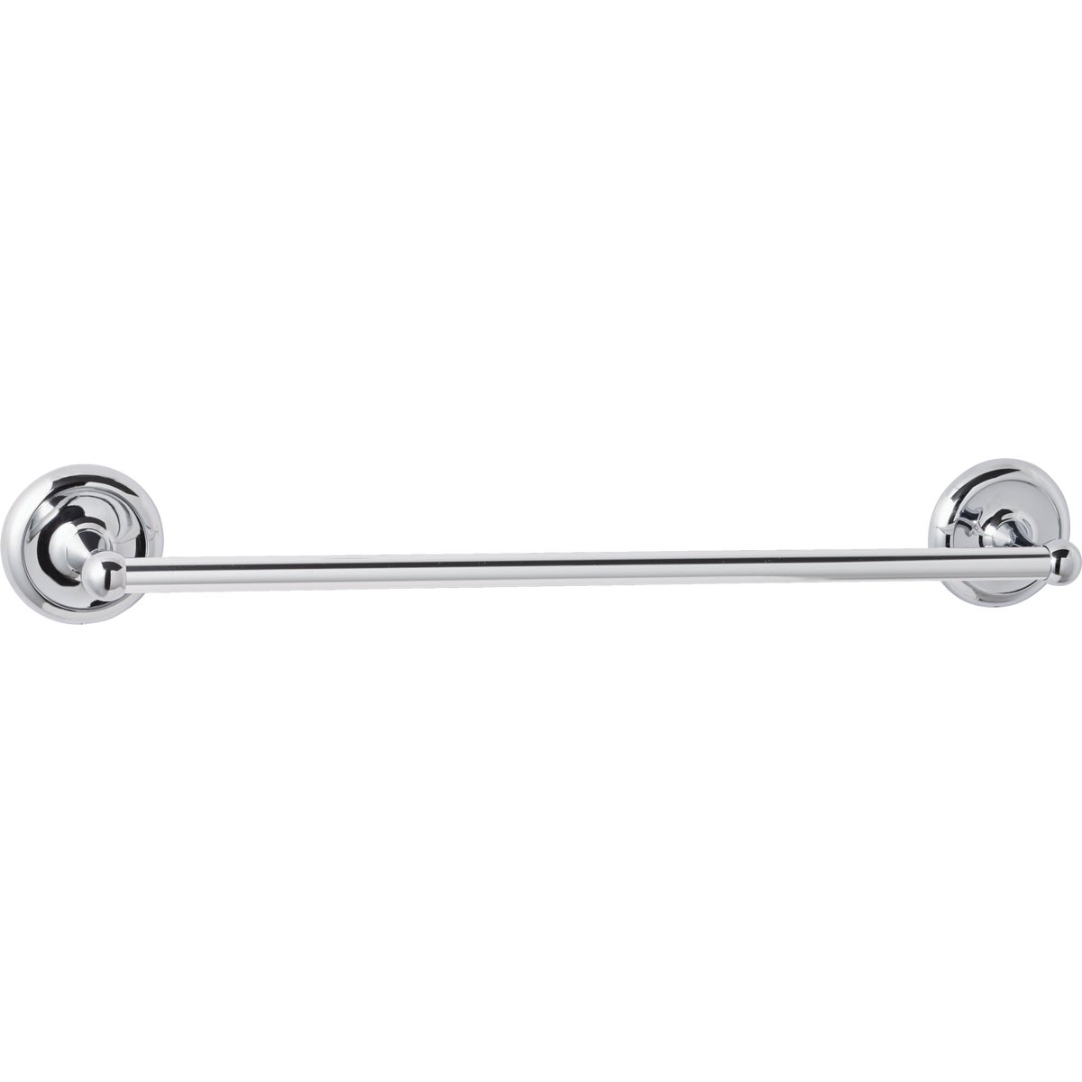 Item 456780, Aria series aluminum/zinc die-cast towel bar with concealed mounting screws
