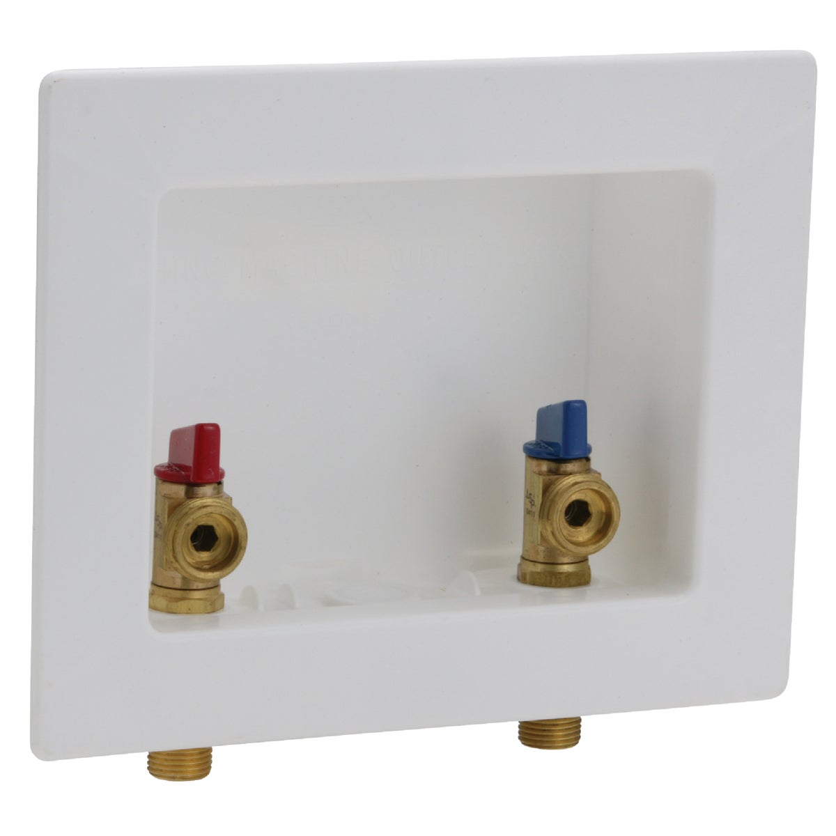 Item 457523, Durable brass E-Z TURN quarter turn ball valves provide 1/2" sweat 