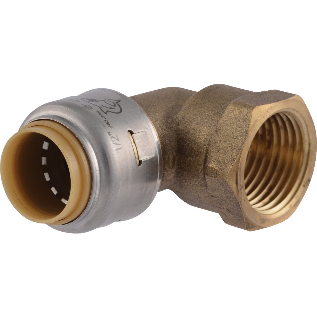 Item 464376, SharkBite Max push-to-connect fittings allow you make pipe connections with