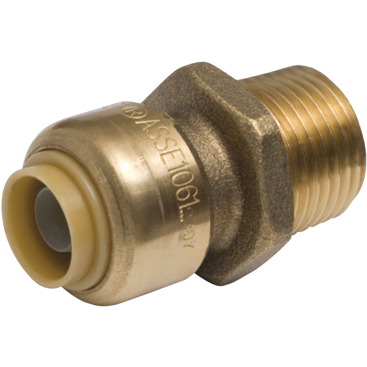 Item 467202, SharkBite Max push-to-connect fittings allow you make pipe connections with