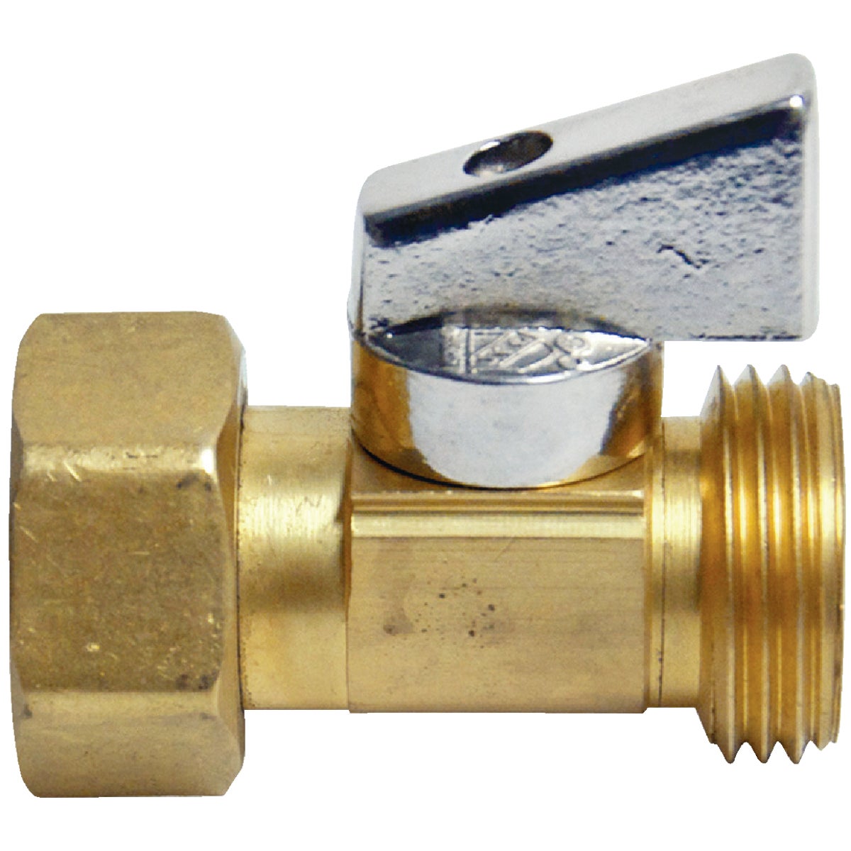 Item 486922, Quarter turn ball valve for drip-free connections.