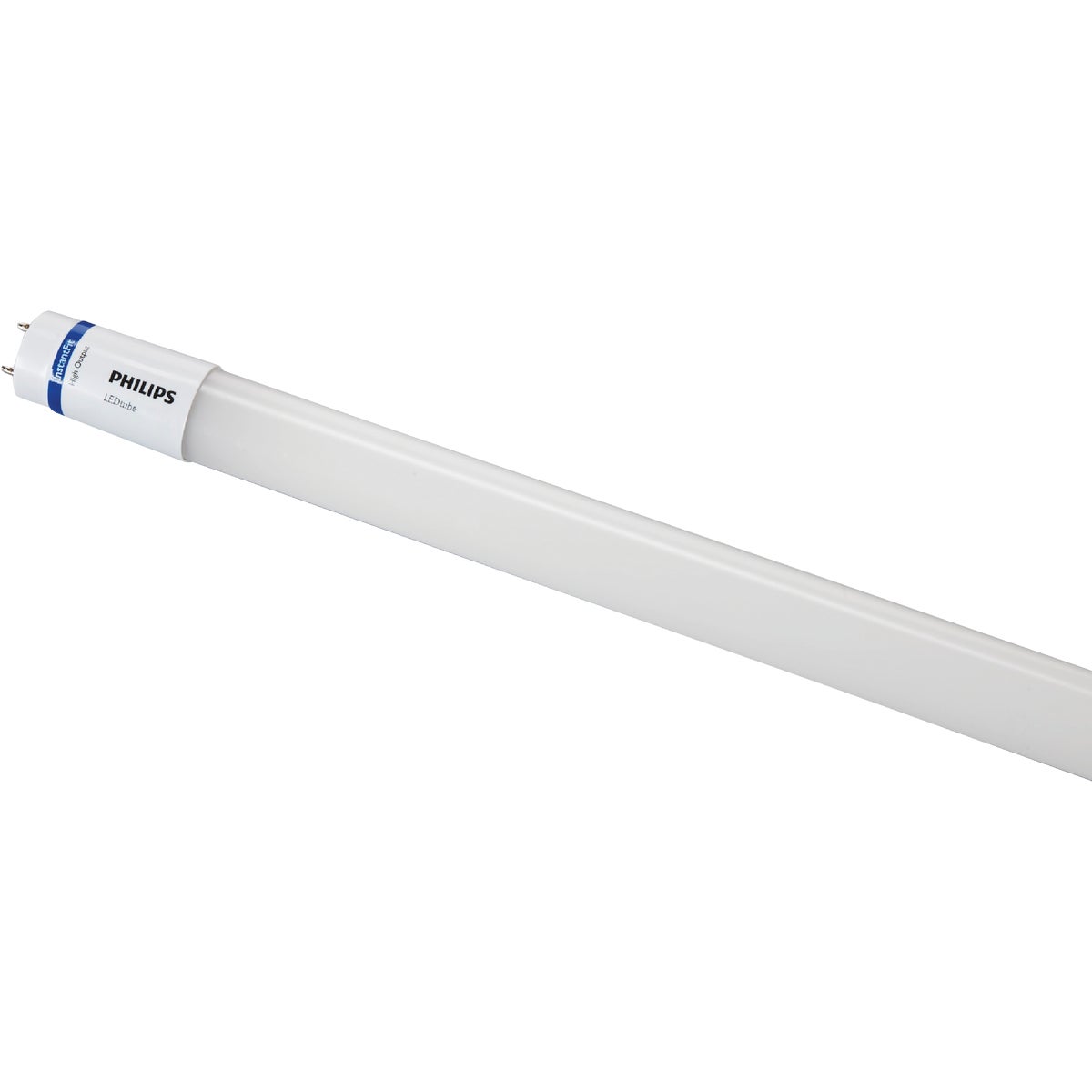 Item 500873, InstantFit T8 LED (light emitting diode) tube with bi-pin base.
