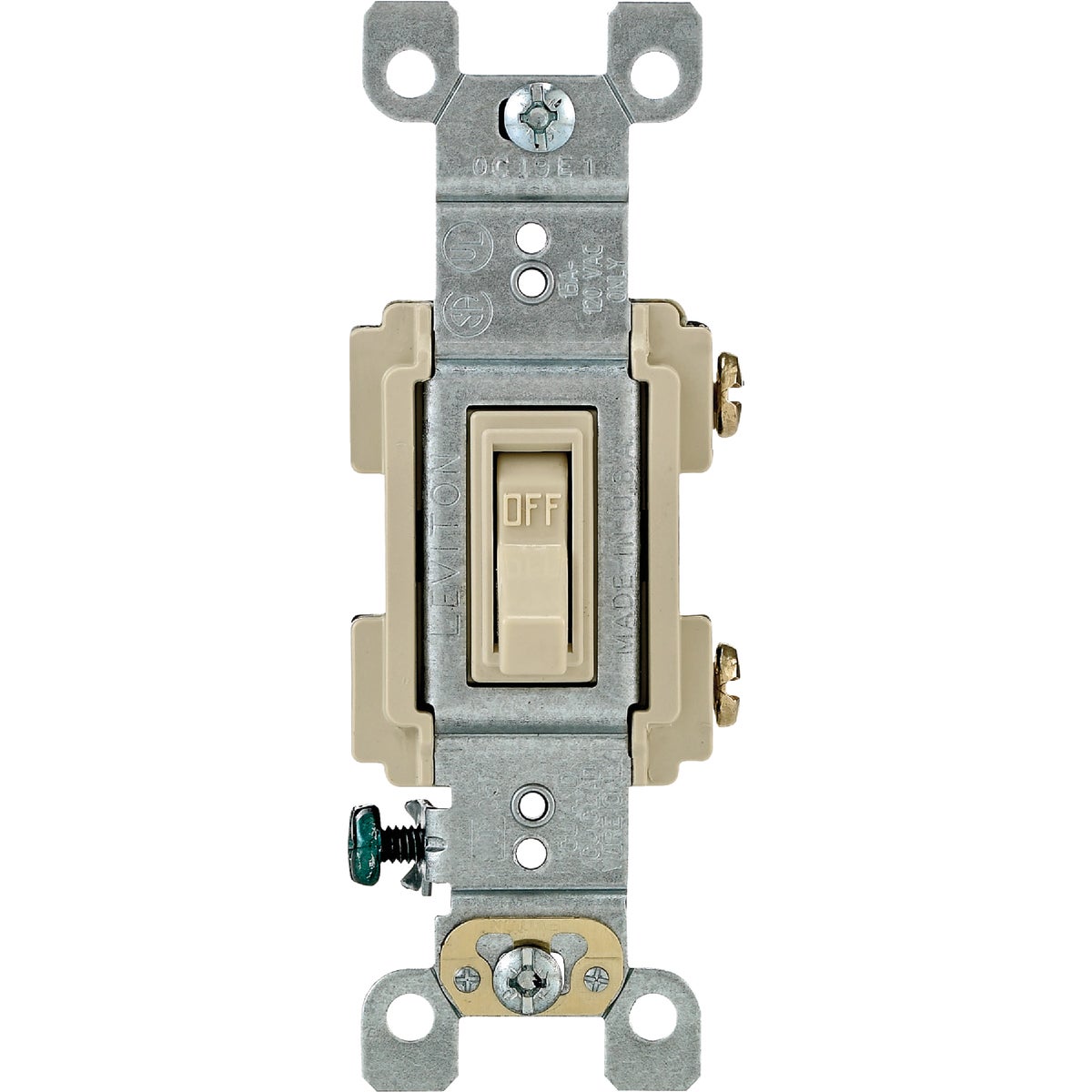 Item 501305, Single pole switch ideal for controlling one fixture from a single location