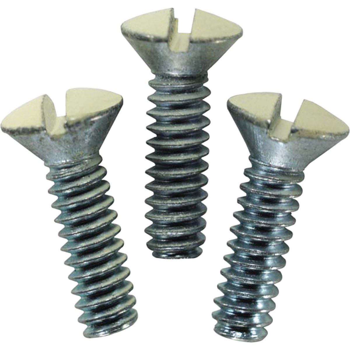 Item 501378, Replacement screws that are compatible with most Leviton wall plates.