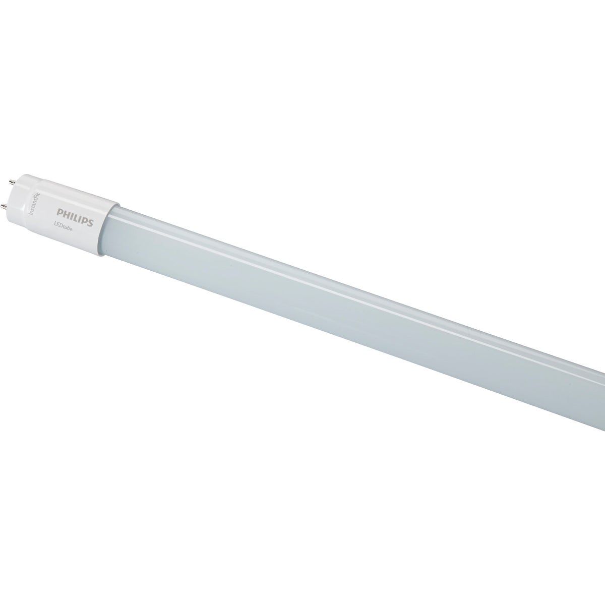 Item 501714, InstantFit T8 LED (light emitting diode) tube with bi-pin base.