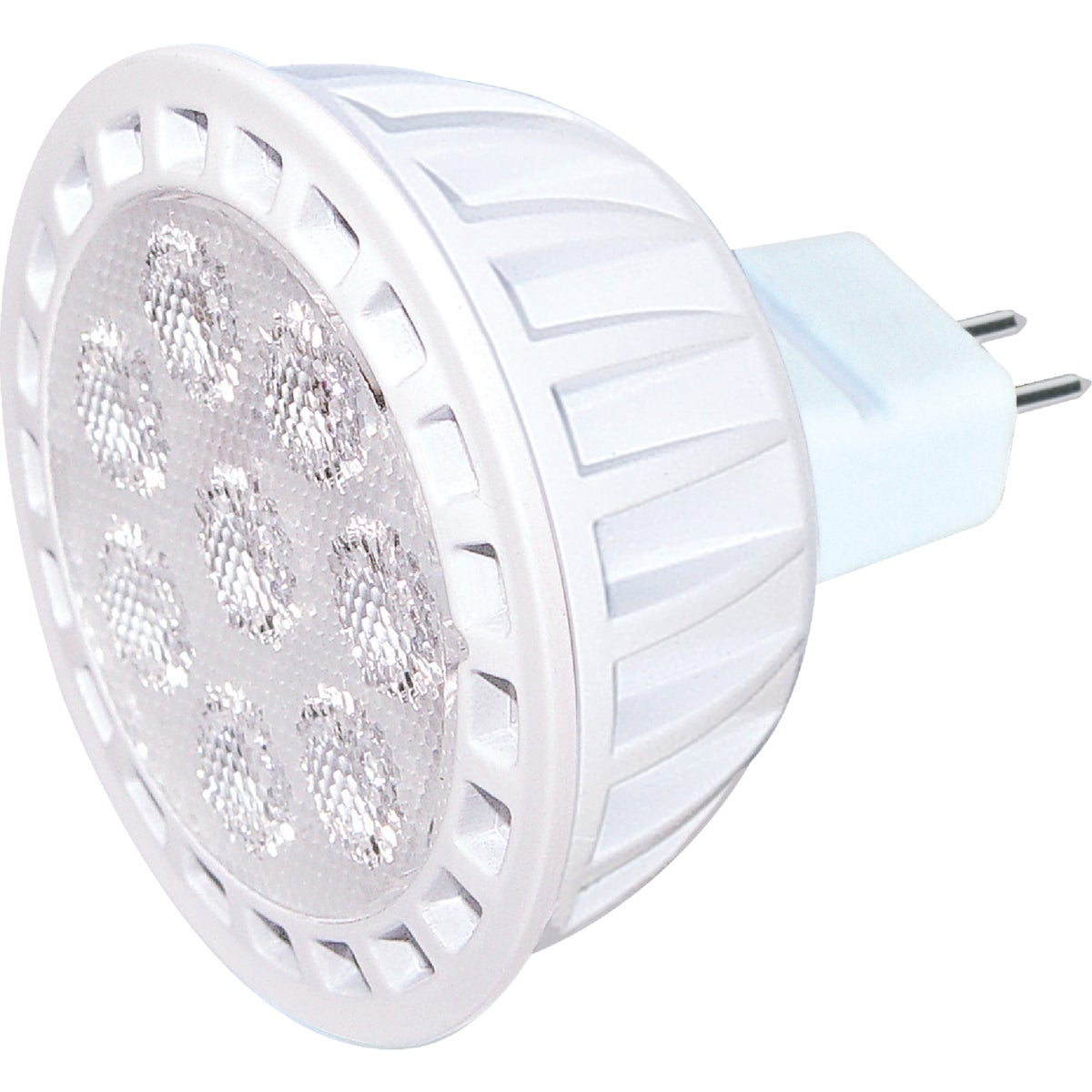 Item 501823, MR16 dimmable LED (light emitting diode) light bulb with GU5.3 base.
