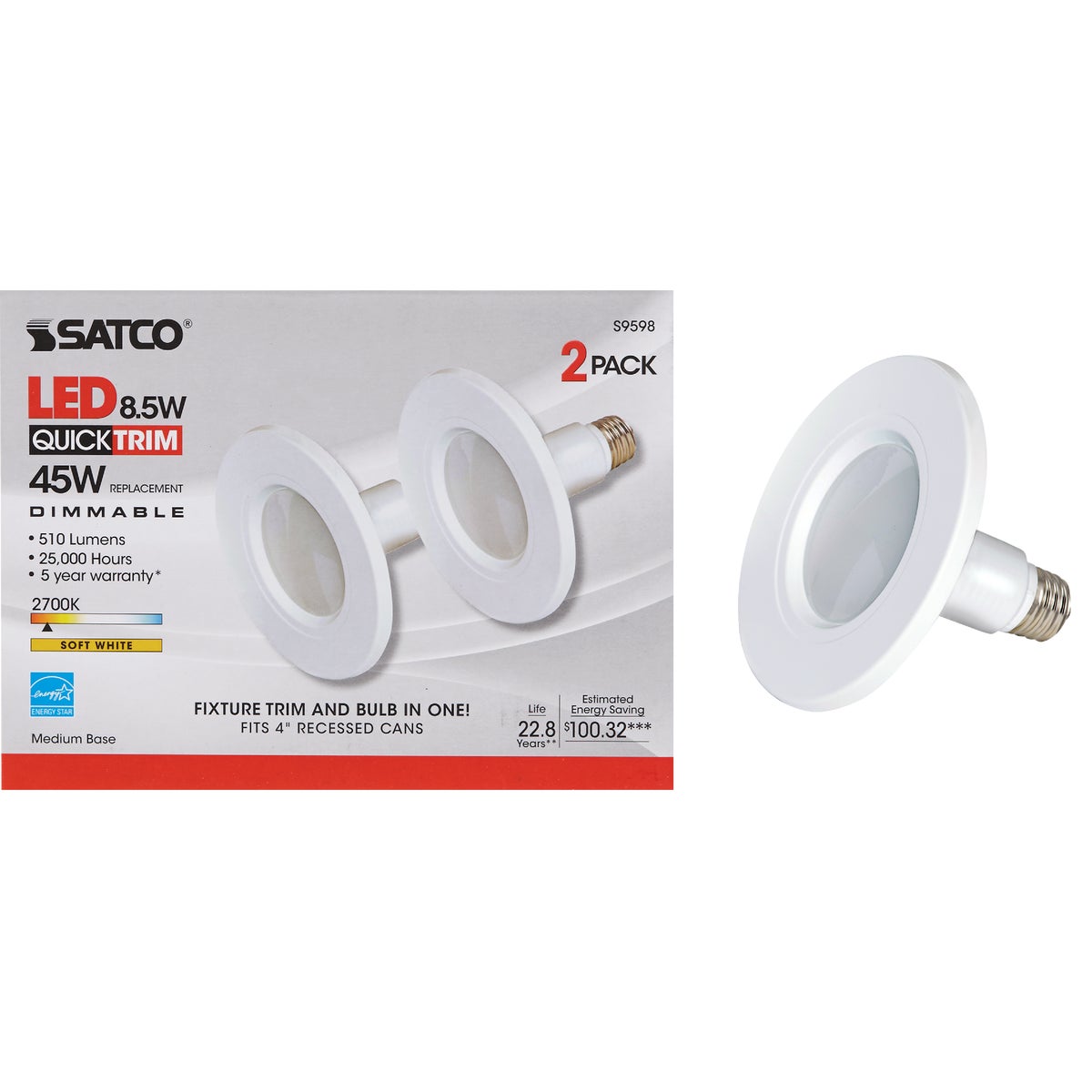 Item 501924, Solid State LED (light emitting diode) lighting downlight retrofit kit.