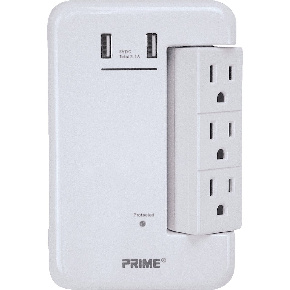 Item 501925, Plug-in outlet and USB (universal serial bus) port charger.