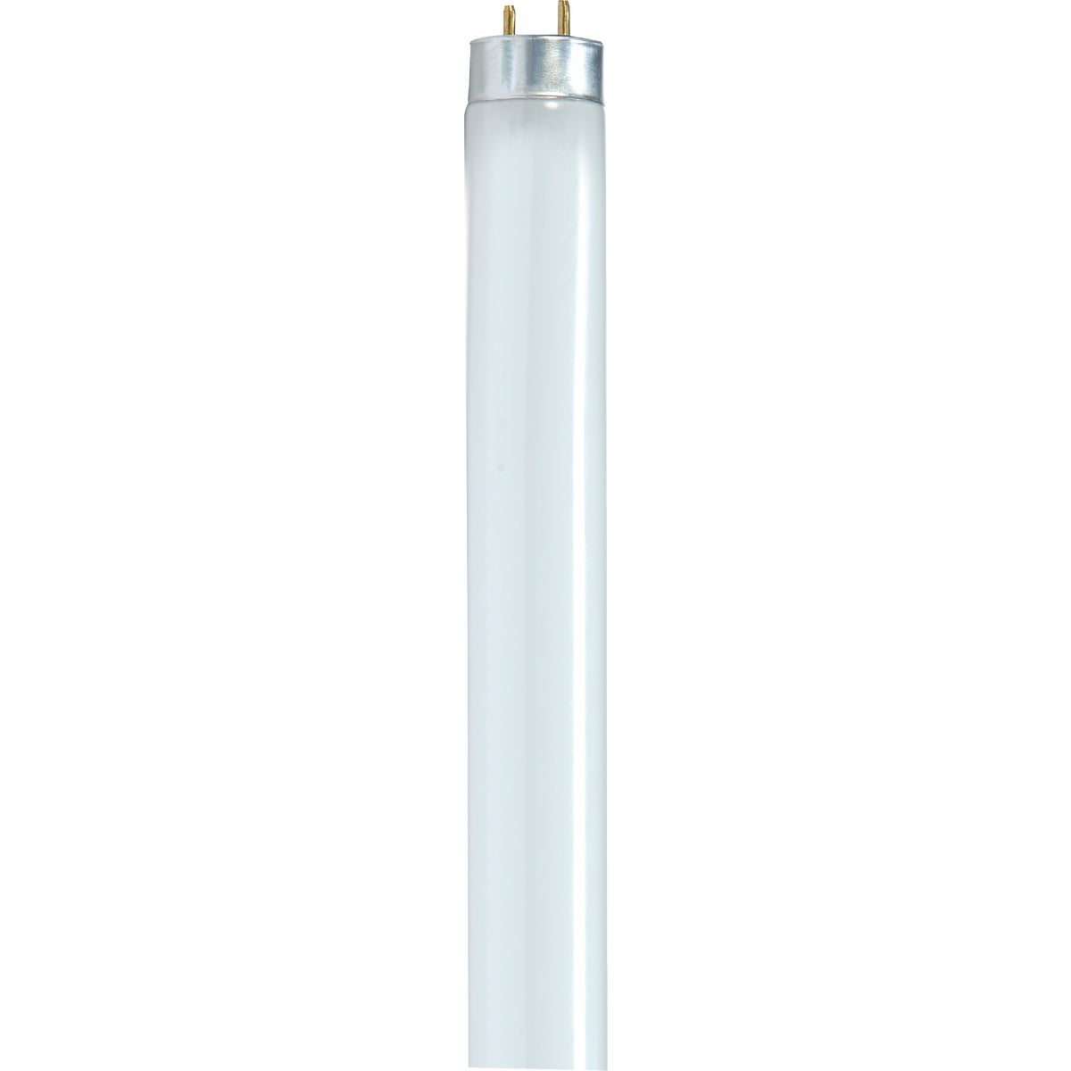 Item 502075, T8 fluorescent tube light bulb with medium bi-pin base.