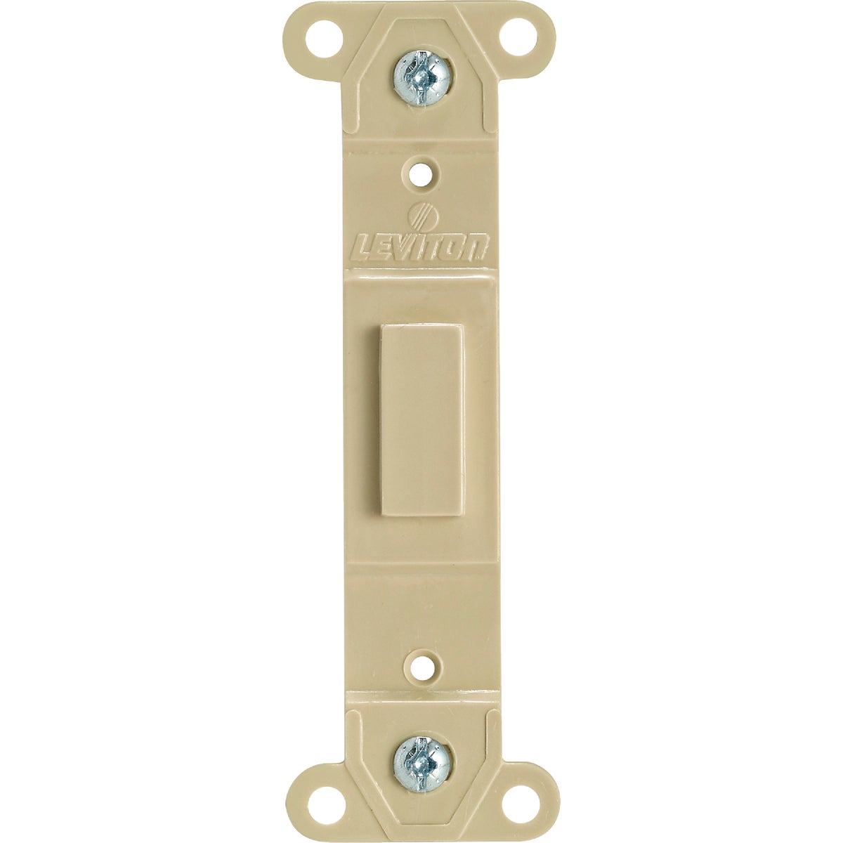 Item 502105, Wall plate insert adapter. Blank plastic toggle with no hole.