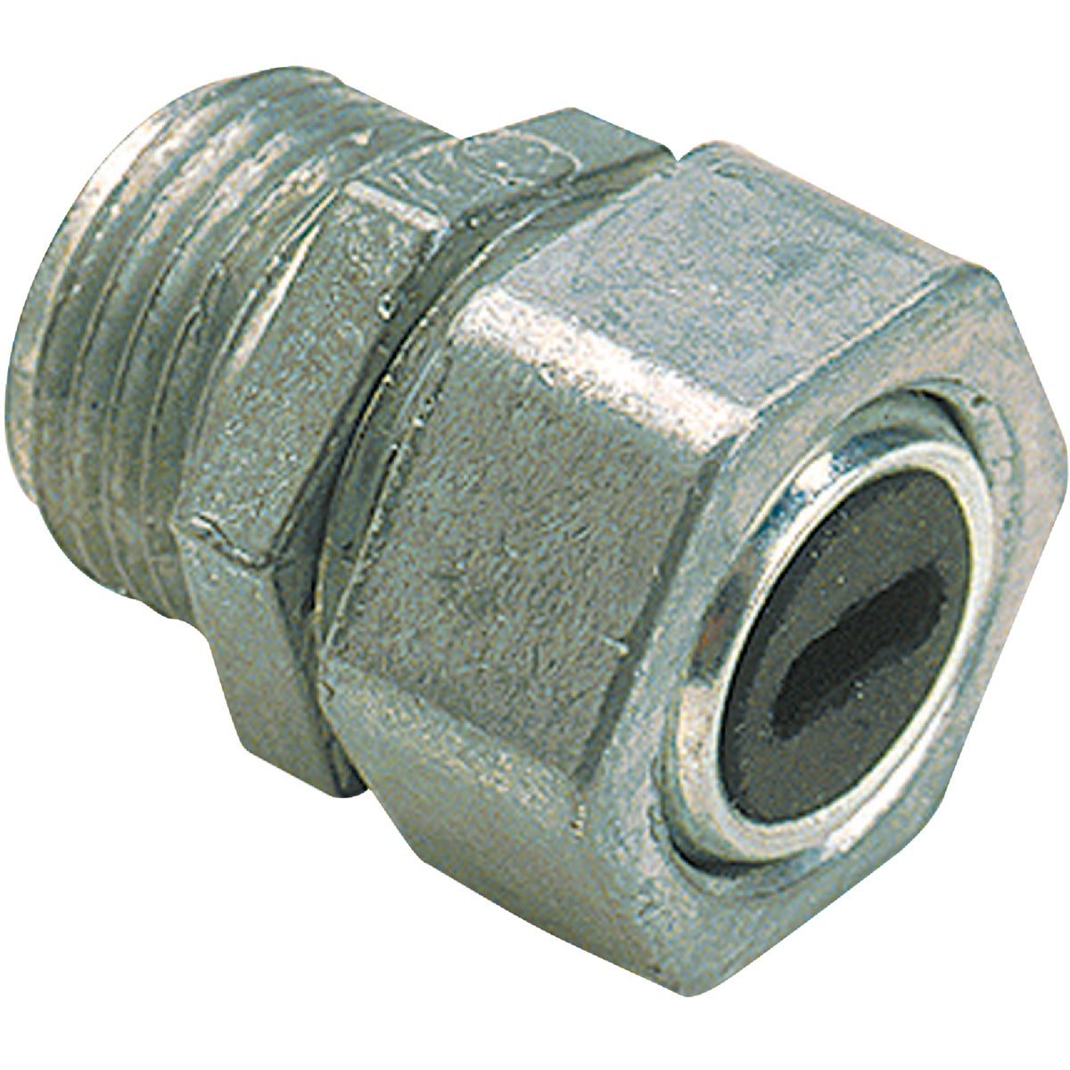 Item 502324, Watertight connector ideal for use indoors or outdoors.