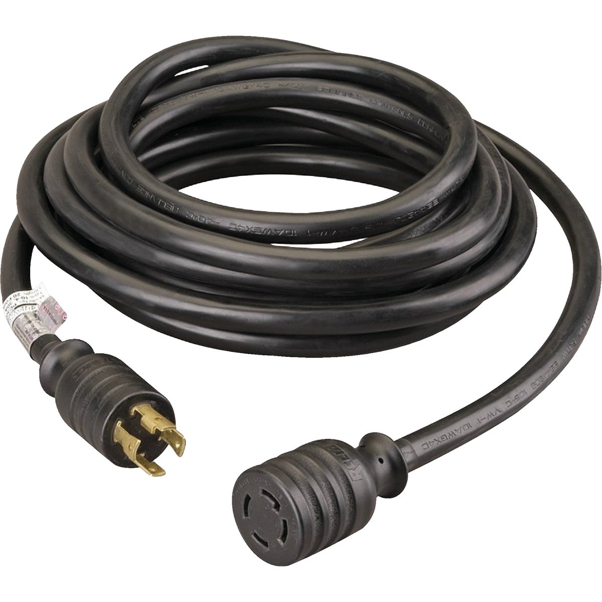 Item 502519, Generator cord designed to connect portable back-up generator to a power 
