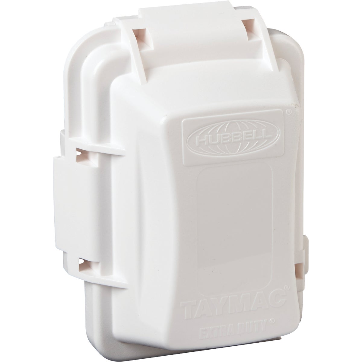 Item 502671, Weatherproof outdoor outlet cover. 16-in-1 configurations.