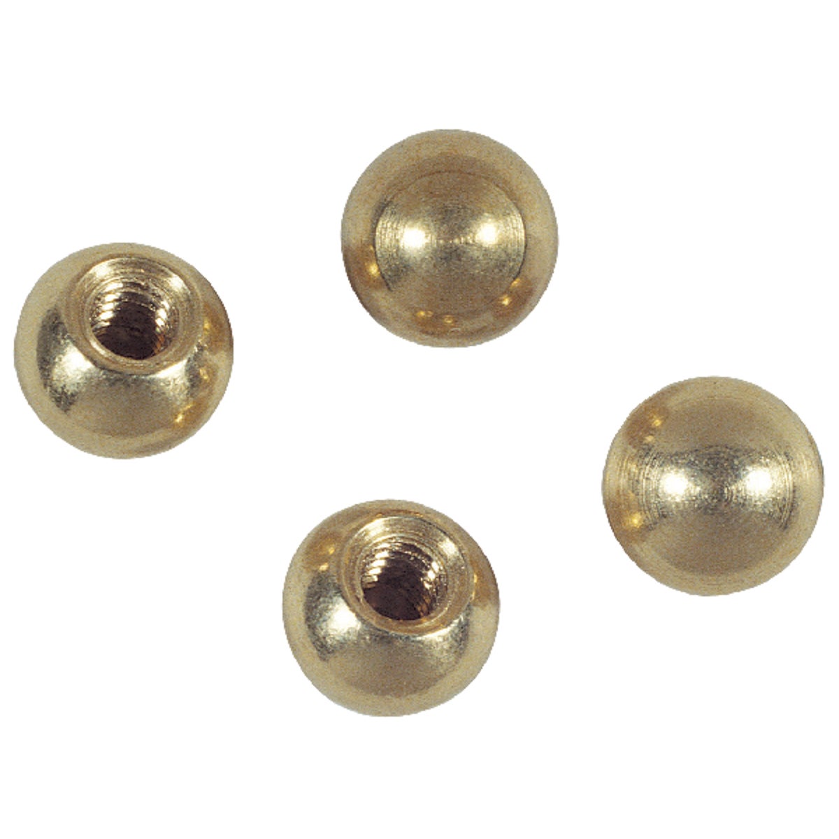Item 507415, Solid brass lamp replacement ball nut. 3/8-inch diameter.