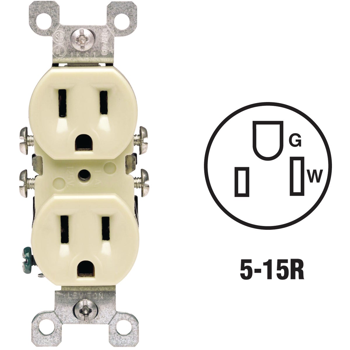 Item 507455, Duplex outlet for direct connection to No. 12 or No.