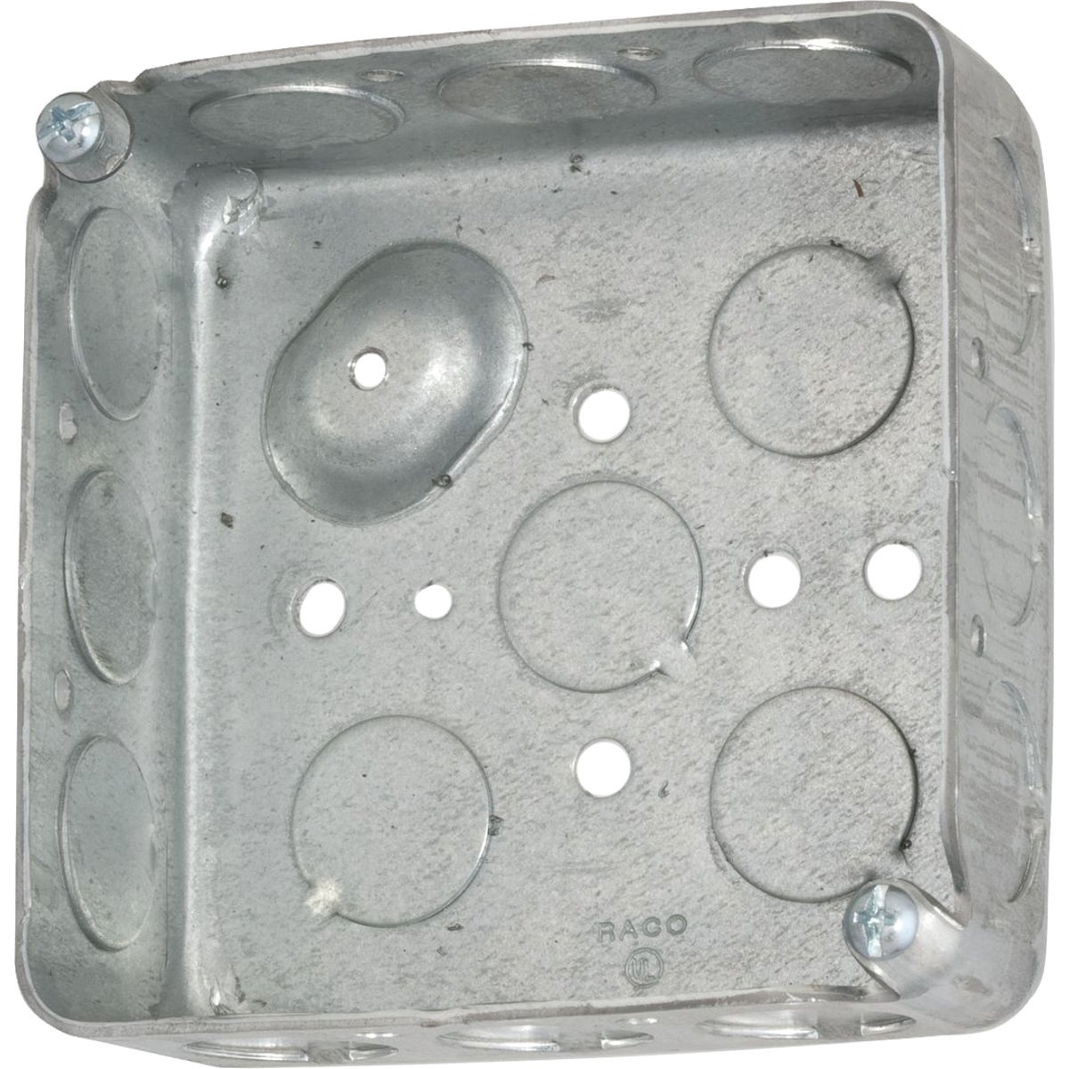 Item 507963, Square electrical box used to distribute power to a number of electrical 