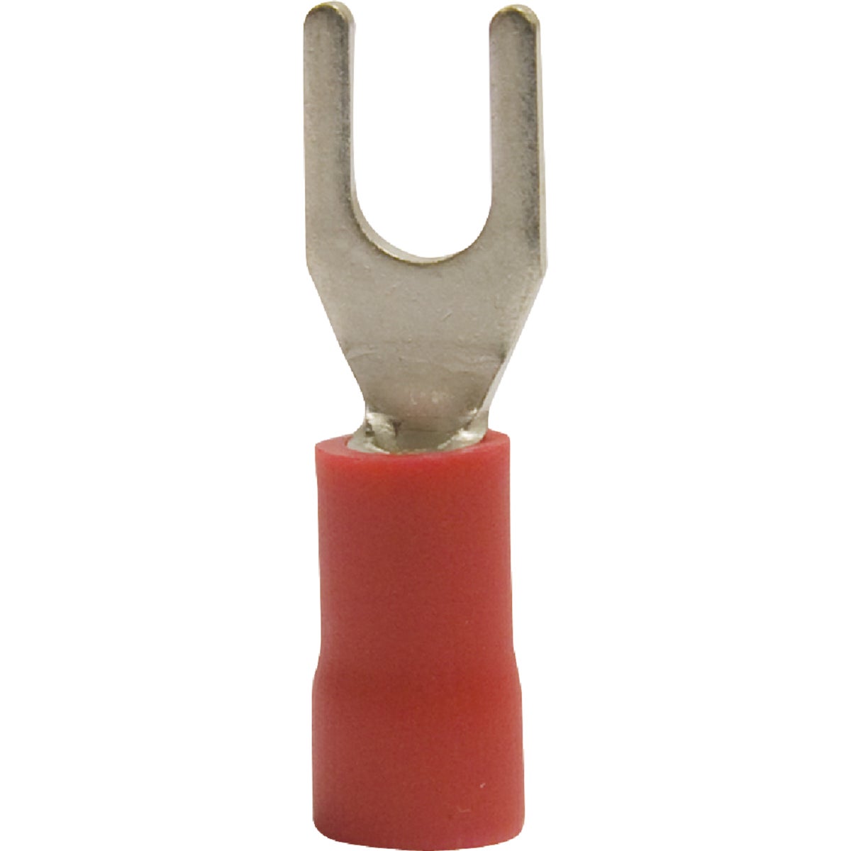 Item 509930, Vinyl-insulated barrel spade terminal for quick and reliable crimp-type 
