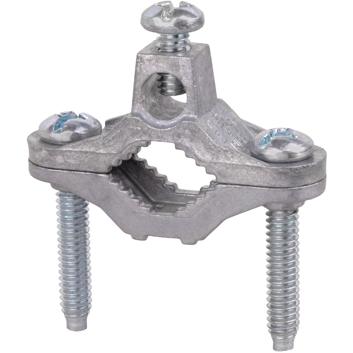 Item 510398, (L160) Set screw type ground clamp. Zinc die-cast construction.