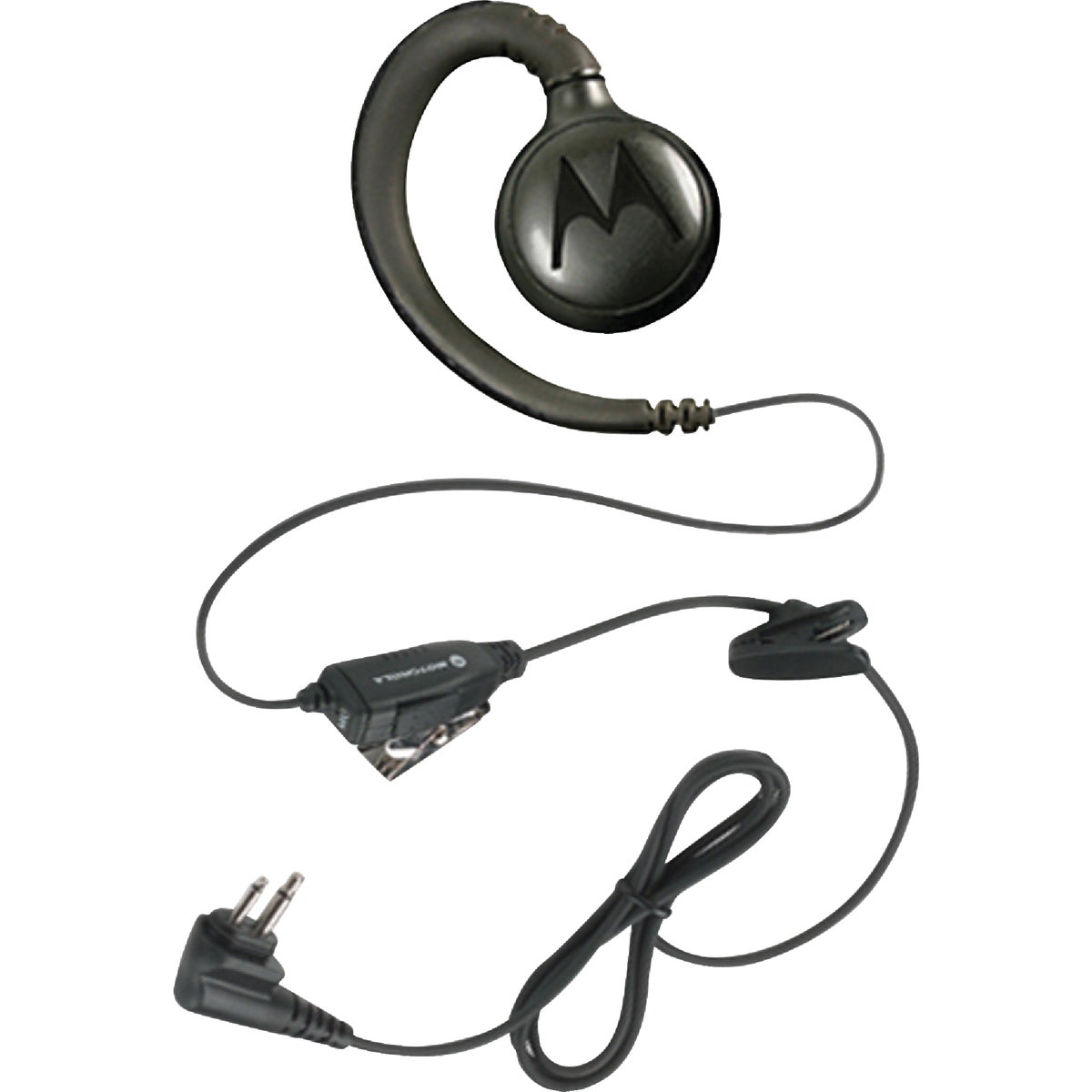 Item 510753, Lightweight earpiece fits over either ear.