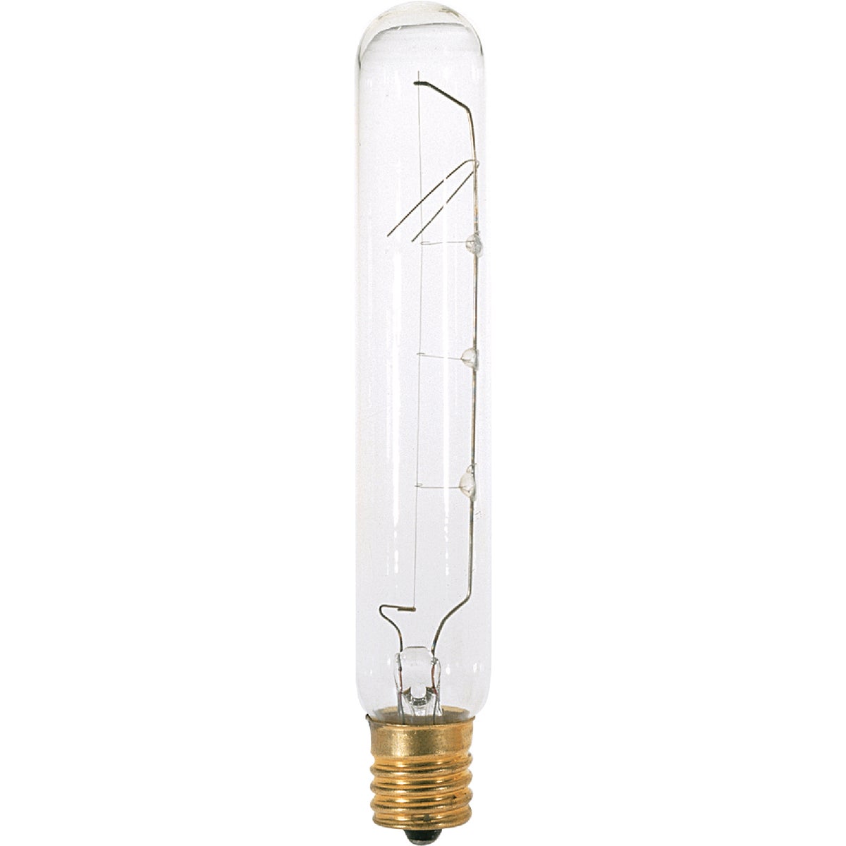 Item 512617, T6.5 tubular incandescent light bulb with intermediate base.