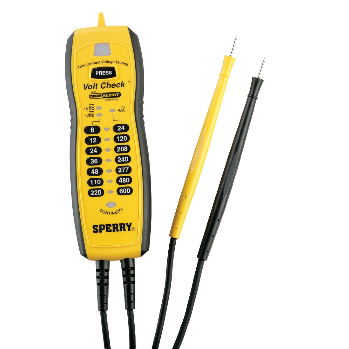 Item 514143, Multi-function tool indicates voltage level, tests continuity and includes 